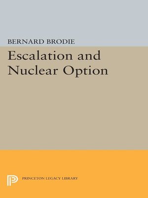 cover image of Escalation and Nuclear Option